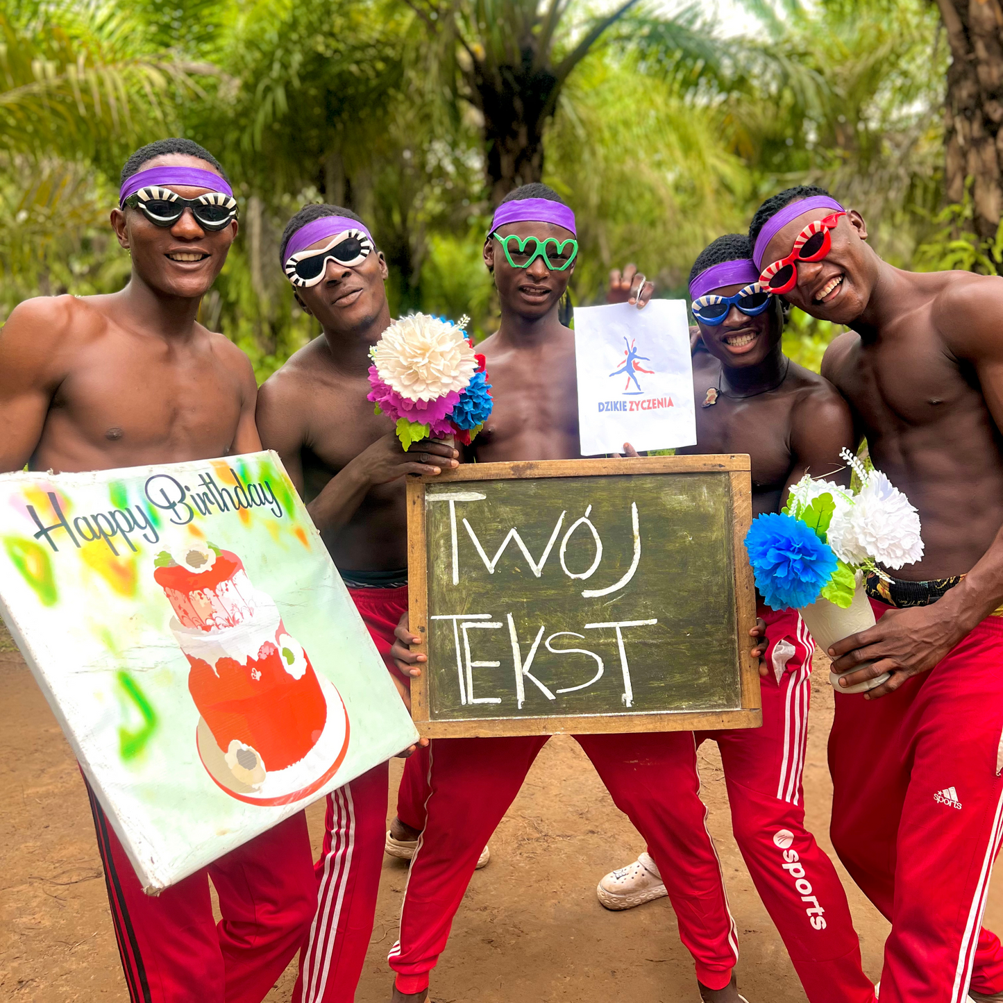 🌴 JungleBoyz - zabawne życzenia wideo z Afryki 💃